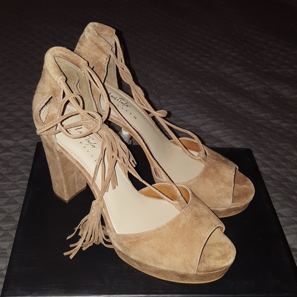 Suede Platform Sandal